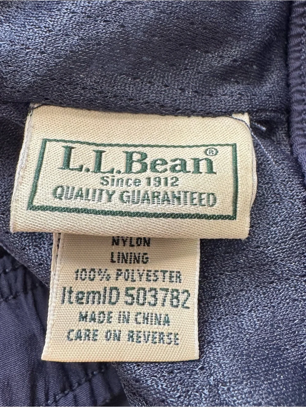 LL Bean Swim Trunk Shorts Men’s Large Blue Pockets Lined Coastal Beach Nautical